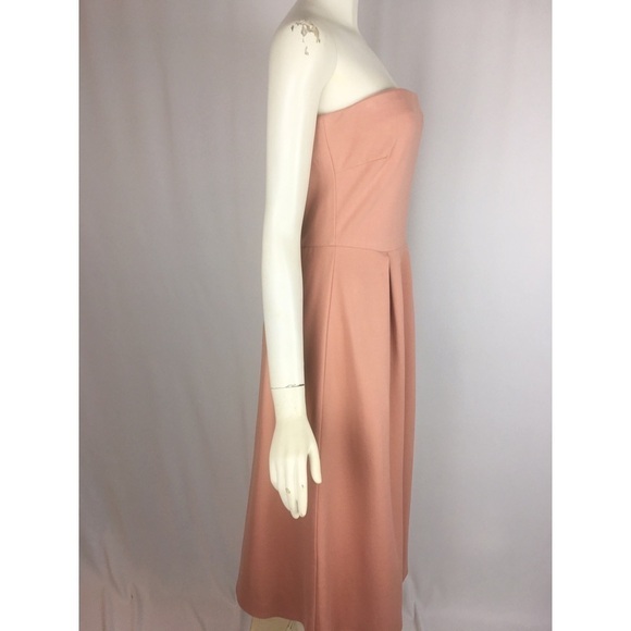 NWT Charles Henry Blush Peach Strapless Mini Dress Size Small - Picture 2 of 8
